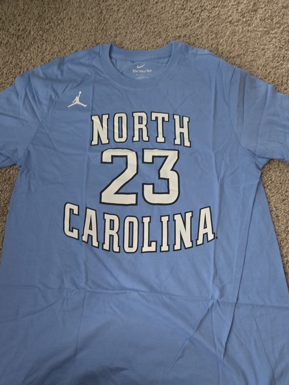 BRAND NEW Jordan Carolina Blue 'North 23' Graphic Tee